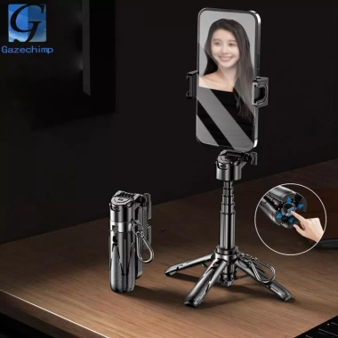Gậy Selfie Thu Vào Túi Hợp Kim Nhôm, Sạc Lại, Giá Đỡ Điện Thoại Du Lịch - 308k 3
