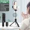 Gậy Selfie Tripod 3 chân Bluetooth 70cm nhựa ABS và inox, remote điều khiển 2