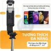 Gậy Selfie Tripod 3 chân Bluetooth 70cm nhựa ABS và inox, remote điều khiển 8