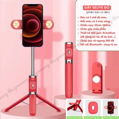 Gậy Selfie Tripod Đa Năng Bluetooth Remote, Chân Đế Hợp Kim Kẽm Bền, Giá 265k 10 Gậy Selfie Tripod Đa Năng Bluetooth Remote, Chân Đế Hợp Kim Kẽm Bền, Giá 265k 10