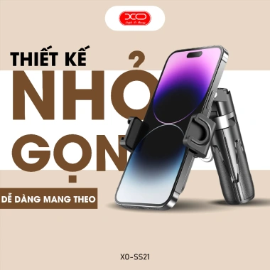 Gậy Selfie Tripod SS21 XO Bluetooth 4 chân gấp gọn, giá 324.000đ