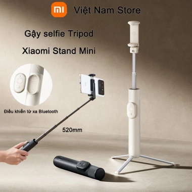 Gậy selfie Tripod Xiaomi Mini - Bluetooth, Điều khiển từ xa, Livestream, 429k
