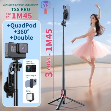 Gậy Selfie Từ Tính Đa Chức Năng Bluetooth - Vlog và Phát Sóng Trực Tiếp, Giảm Giá 16%