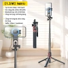 Gậy Selfie Từ Tính Đa Chức Năng Bluetooth - Vlog và Phát Sóng Trực Tiếp, Giảm Giá 16% 10
