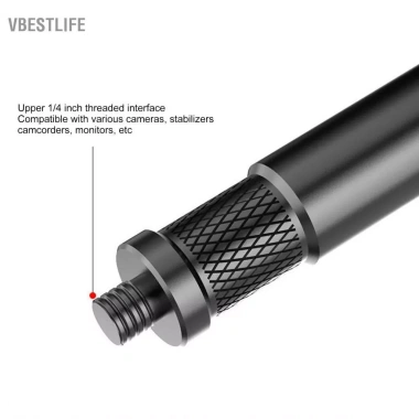Gậy Selfie VBESTLIFE Monopod 15cm 1/4 inch cho Máy ảnh SLR Đa góc Đen 128.700₫