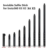 Gậy Selfie Vô Hình 1.2-3M cho Insta360 X5 X4 X3 X2 & DJI – Bullet Time, Độ Dài Linh Hoạt
