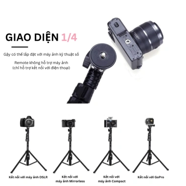 Gậy Selfie Yunteng VCT-1.388 – Tripod Bluetooth, Quay Video Từ Xa, Điện Thoại & Máy Ảnh, 259k