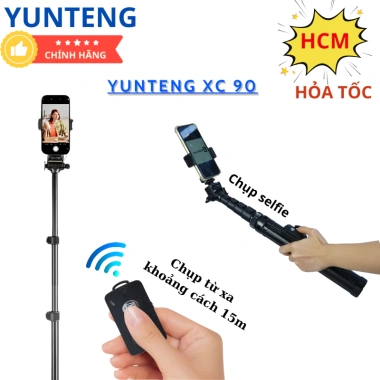 Gậy Selfie Yunteng XC-90 Cầm Tay và Chân Tripod Remote Bluetooth - Giá 319.000₫ 5