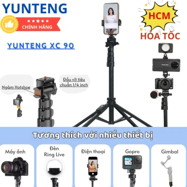 Gậy Selfie Yunteng XC-90 Cầm Tay và Chân Tripod Remote Bluetooth - Giá 319.000₫ 7