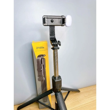 Gậy selfie Z165S 1M7 có đèn 3 chân, điều khiển từ xa, chụp ảnh, livestream, vlog, giá 125.000₫ 6 Gậy selfie Z165S 1M7 có đèn 3 chân, điều khiển từ xa, chụp ảnh, livestream, vlog, giá 125.000₫ 6
