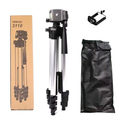 Gậy Tripod 3 Chân 3.110 Kèm Kẹp Xoay 360 độ Đỡ Điện Thoại Livestream 62.900 VND 2