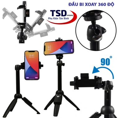Gây Tripod 3 Chân Yunteng YT-9.928 Chính Hãng - Ổn Định Cao, Giá Giảm 215.000 VND