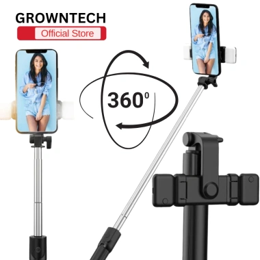 Gậy tự sướng 3 chân tích hợp đèn LED, remote điều khiển - Quay phim & livestream 71.999₫