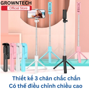 Gậy tự sướng 3 chân tích hợp đèn LED, remote điều khiển - Quay phim & livestream 71.999₫