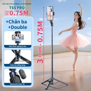 Gậy tự sướng A07 Bluetooth không dây - Nhỏ gọn, tiện lợi, tương thích Apple & Samsung, giảm còn 225.000đ