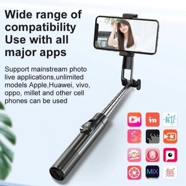 Gậy Tự Sướng A37 Bluetooth 120cm - Pin 800mAh, Điện Thoại & Máy Ảnh, 119.000 VND 4