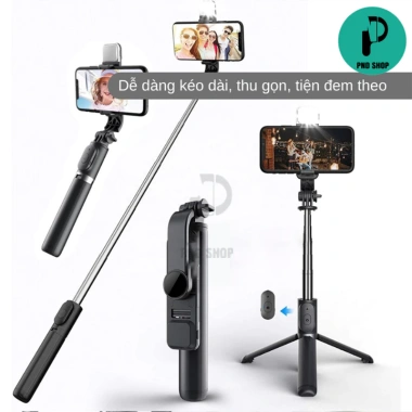 Gậy tự sướng F210S - Chống rung, ổn định, quay phim, livestream, Bluetooth PND - 30.000₫ 2