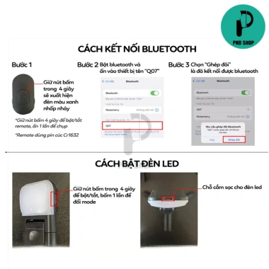 Gậy tự sướng F210S - Chống rung, ổn định, quay phim, livestream, Bluetooth PND - 30.000₫ 9