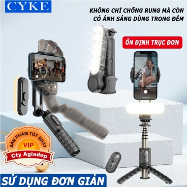 Gậy Tự Sướng Selfie Tripod CYKE - Nút Chụp Bluetooth Không Dây, Dễ Live Stream, Giá 295.000₫ 5
