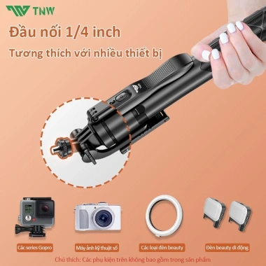Gậy tự sướng TNW L16 Bluetooth 3 chân 1.6m - Tripod quay video livestream giá chỉ 298.800đ 3