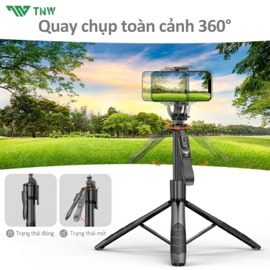 Gậy tự sướng TNW L16 Bluetooth 3 chân 1.6m - Tripod quay video livestream giá chỉ 298.800đ 4