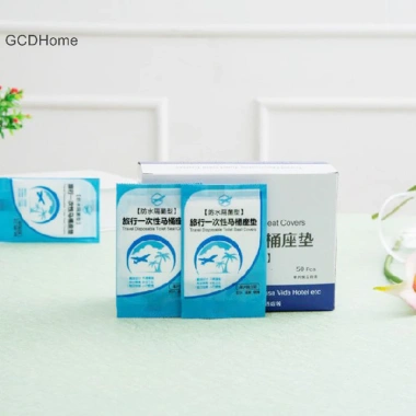 Gcdhome 50 chiếc dùng một lần du lịch an toàn PE nhựa ghế thảm đệm HOT giảm 18%