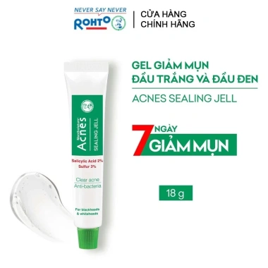 Gel Acnes Sealing Jell 18g - Giảm Mụn Đầu Đen, Đầu Trắng, Hiệu Quả, Giá 78.000 8 Gel Acnes Sealing Jell 18g - Giảm Mụn Đầu Đen, Đầu Trắng, Hiệu Quả, Giá 78.000 8