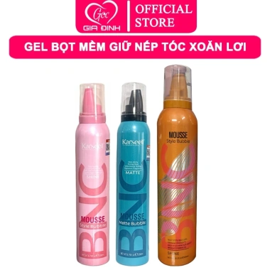 Gel bọt mềm giữ nếp tóc xoăn KARSEELL 2.025 - Bung, lơi, xù, hippie chính hãng 150k