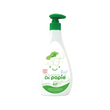 Gel Bọt tắm gội thảo dược Dr.Papie 300ml - Dành cho bé trên 6 tháng, an toàn, dưỡng ẩm, giá chỉ 180.000đ