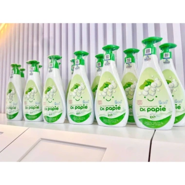 Gel Bọt tắm gội thảo dược Dr.Papie 300ml - Dành cho bé trên 6 tháng, an toàn, dưỡng ẩm, giá chỉ 180.000đ