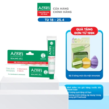 Gel chấm mụn đầu trắng và đầu đen Acnes Sealing Jell 18g Giá chỉ 64.000đ