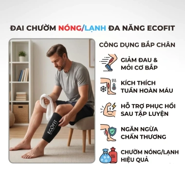 Gel Chườm Nóng Lạnh Bắp Chân AOLIKES - Hỗ Trợ Thể Thao, Phẫu Thuật, Giảm Sưng
