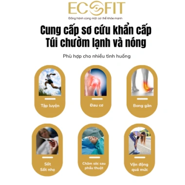 Gel Chườm Nóng Lạnh Bắp Chân AOLIKES - Hỗ Trợ Thể Thao, Phẫu Thuật, Giảm Sưng