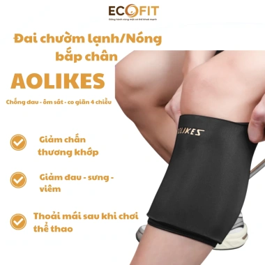 Gel Chườm Nóng Lạnh Bắp Chân AOLIKES - Hỗ Trợ Thể Thao, Phẫu Thuật, Giảm Sưng