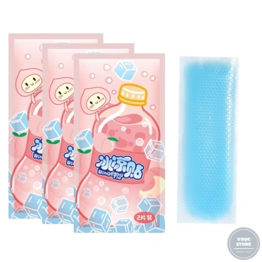 Gel Dán Lạnh 10 Gói 11x4cm - Làm Mát, Chống Say Nắng, Hạ Nhiệt Điện Thoại 33k