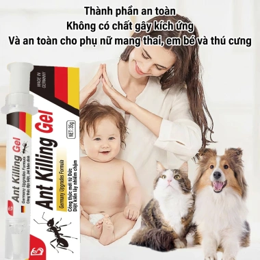 Gel diệt kiến sinh học 35g - Tiêu diệt tổ kiến ngay lập tức, an toàn, chỉ 129.999₫ 8 Gel diệt kiến sinh học 35g - Tiêu diệt tổ kiến ngay lập tức, an toàn, chỉ 129.999₫ 8