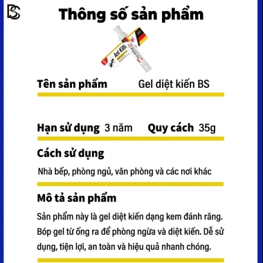 Gel diệt kiến sinh học 35g - Tiêu diệt tổ kiến ngay lập tức, an toàn, chỉ 129.999₫