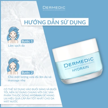 Gel Dưỡng ẩm HA Dermedic Hydrain 48h - Hydrating Cream Gel 50g Giá 826.810₫ 5