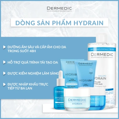 Gel Dưỡng ẩm HA Dermedic Hydrain 48h - Hydrating Cream Gel 50g Giá 826.810₫ 7
