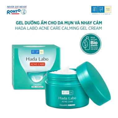 Gel dưỡng ẩm Hada Labo Acne Care Calming Gel Cream 50g - Dành cho da mụn nhạy cảm, giảm sưng, giá ưu đãi 239.000đ