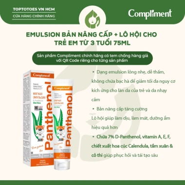 Gel dưỡng Compliment Panthenol B5 làm lành, dịu nhẹ, phục hồi da - giá ưu đãi 99.000₫ 7 Gel dưỡng Compliment Panthenol B5 làm lành, dịu nhẹ, phục hồi da - giá ưu đãi 99.000₫ 7