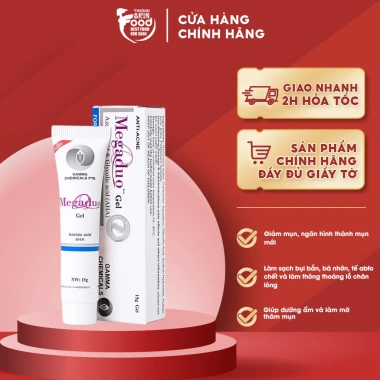 Gel Dưỡng Megaduo Anti-Acne 15g - Giảm Mụn, Làm Mờ Thâm, Giá Ưu Đãi 166k Gel Dưỡng Megaduo Anti-Acne 15g - Giảm Mụn, Làm Mờ Thâm, Giá Ưu Đãi 166k