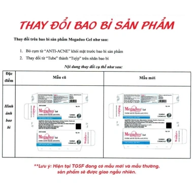 Gel Dưỡng Megaduo Anti-Acne 15g - Giảm Mụn, Làm Mờ Thâm, Giá Ưu Đãi 166k 2 Gel Dưỡng Megaduo Anti-Acne 15g - Giảm Mụn, Làm Mờ Thâm, Giá Ưu Đãi 166k 2