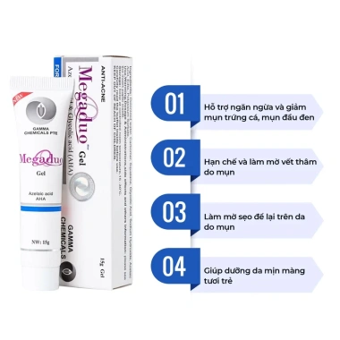 Gel Dưỡng Megaduo Anti-Acne 15g - Giảm Mụn, Làm Mờ Thâm, Giá Ưu Đãi 166k 3 Gel Dưỡng Megaduo Anti-Acne 15g - Giảm Mụn, Làm Mờ Thâm, Giá Ưu Đãi 166k 3