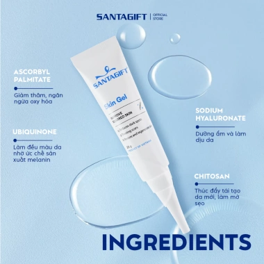 Gel Gamma Santagift 20g - Giảm Thâm và Sẹo Mụn, Da Sáng Mịn, Giá Ưu Đãi 200k