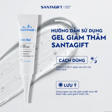 Gel Gamma Santagift 20g - Giảm Thâm và Sẹo Mụn, Da Sáng Mịn, Giá Ưu Đãi 200k 4 Gel Gamma Santagift 20g - Giảm Thâm và Sẹo Mụn, Da Sáng Mịn, Giá Ưu Đãi 200k 4