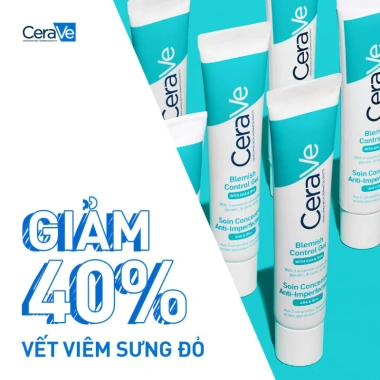 Gel giảm mụn CeraVe Blemish Control 40ml - Không khô da, giá chỉ 365.000đ 4