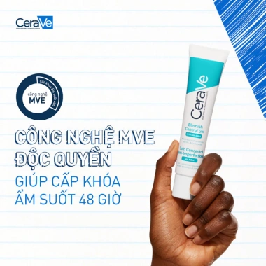 Gel giảm mụn CeraVe Blemish Control 40ml - Không khô da, giá chỉ 365.000đ 9