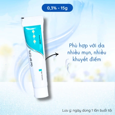 Gel Giảm Mụn Klena Forte 0.1%/0.3% - Giảm mụn ẩn, mụn trứng cá, mờ thâm, dưỡng ẩm, 155k 7