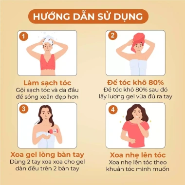 Gel giữ nếp tóc xoăn uốn Hippie Bellena GX1 250ml – Dưỡng sâu, tạo kiểu lâu, giá ưu đãi 135k 8